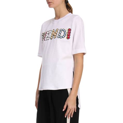 camiseta fendi mujer precio|Camisetas y sudaderas de lujo para Mujer .